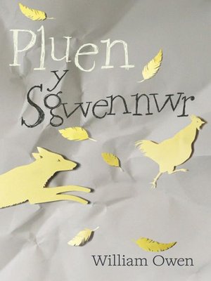 cover image of Pluen y sgwennwr